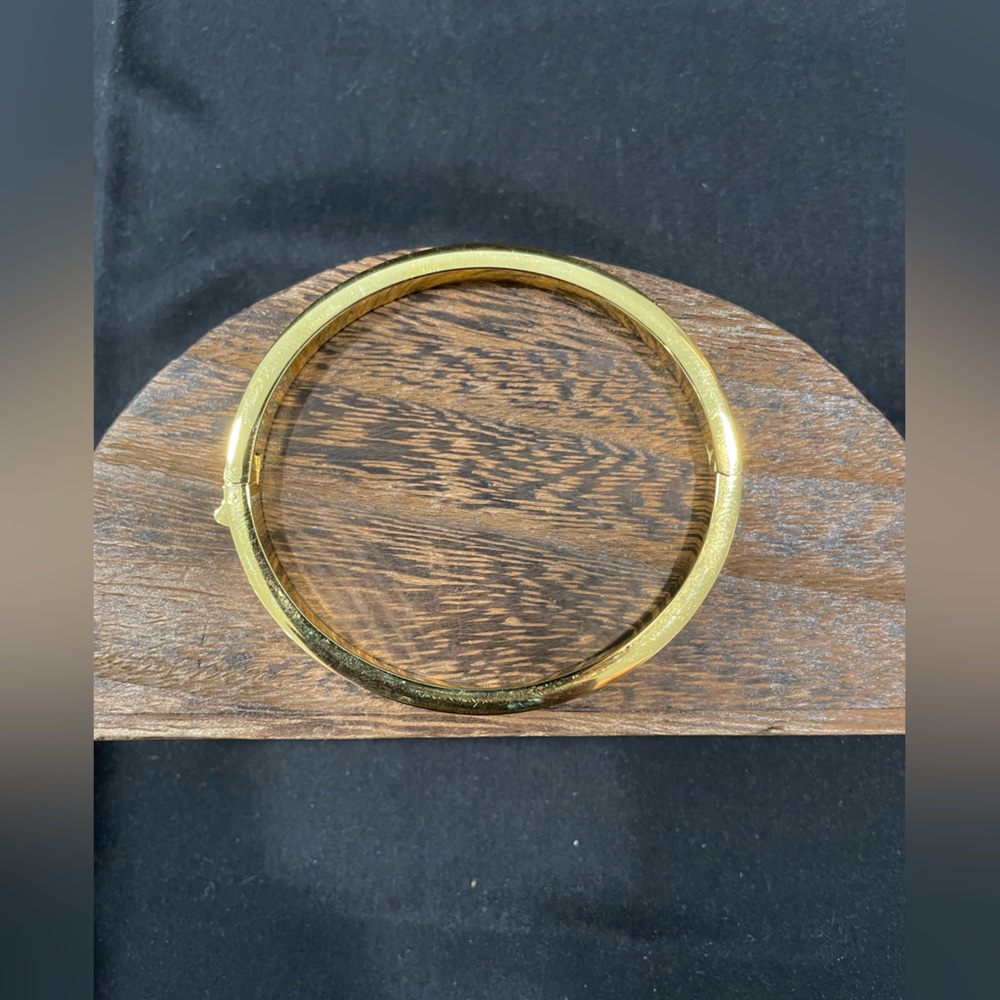 Kate Spade Gold Hinged Bracelet with Crystal Accents - Picture 2 of 8